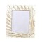 VIP Photo Frame 8X10 Decorative Photo Frame with Textured Design, Rustic, Tabletop, Living Room, Wood, White, Ideal for Home Decor